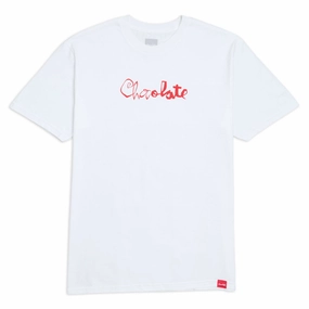 Chocolate Skrunk T-Shirt - White Versatile and Stylish Office Casual