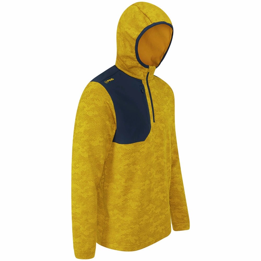 Winter Essential camping suitable Ping Nexa 1/4 Zip Pullover - Sulphur/Navy