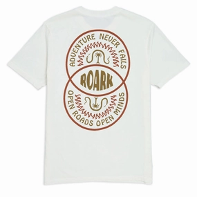 Roark Palm Snake T-Shirt - Off White Anti microbial coating Retro Style