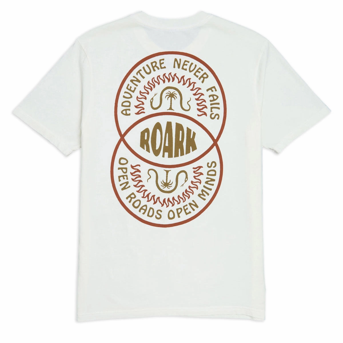 UVProtectionFinish Soft Layer Roark Palm Snake T-Shirt - Off White