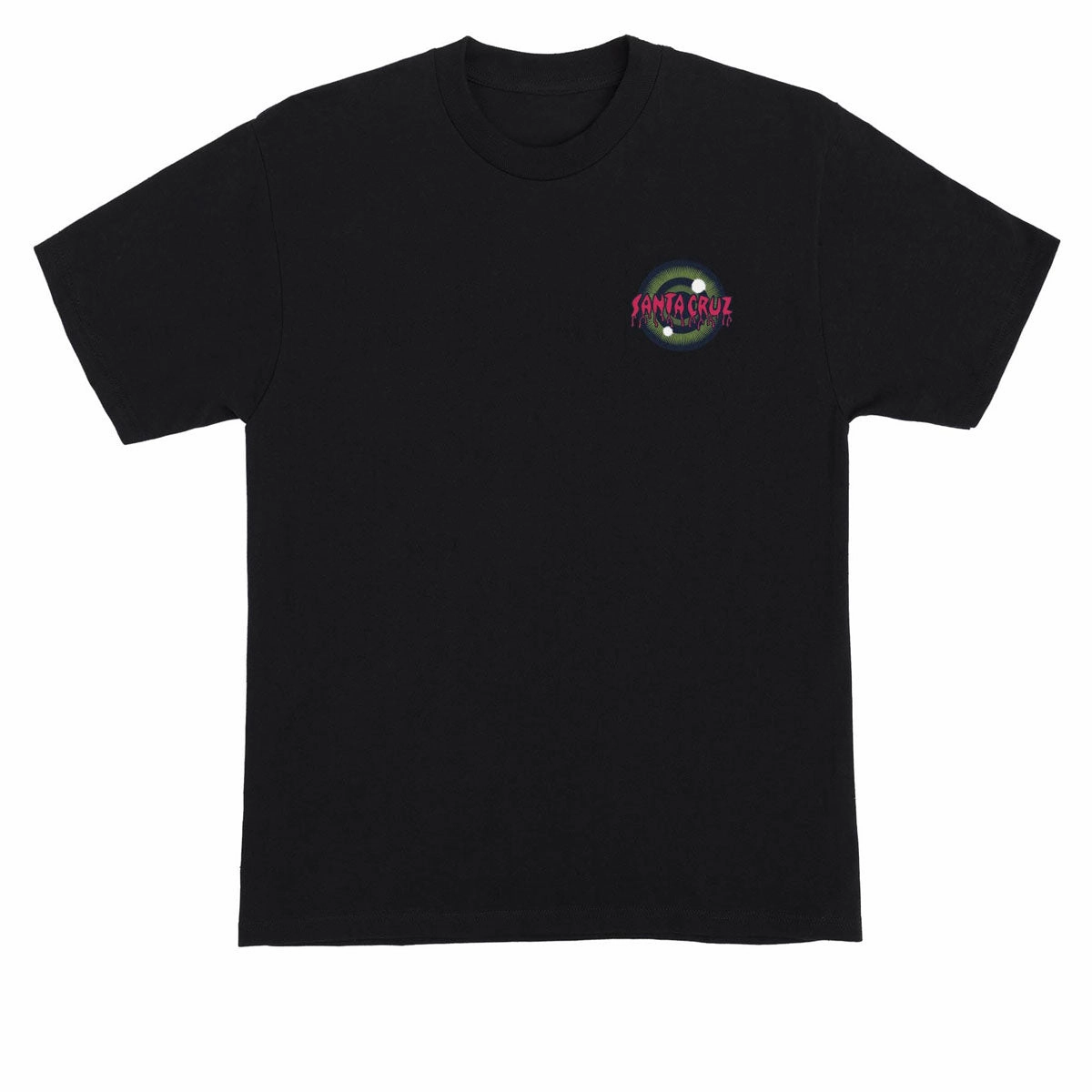 Santa Cruz Roskopp Iris T-Shirt - Black Perfect for Any Outfit Ultra Soft Texture