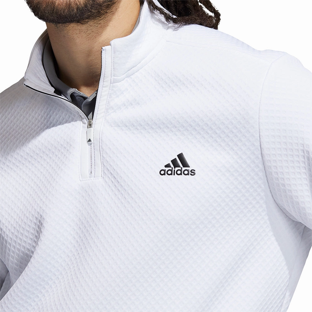 product recommendation Fresh Chic adidas DWR 1/4 Zip Pullover - White