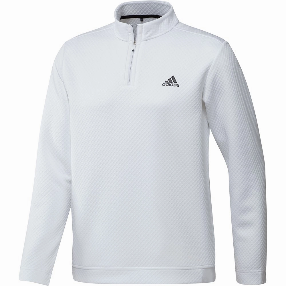 adidas DWR 1/4 Zip Pullover - White Active Wear Trendy Look