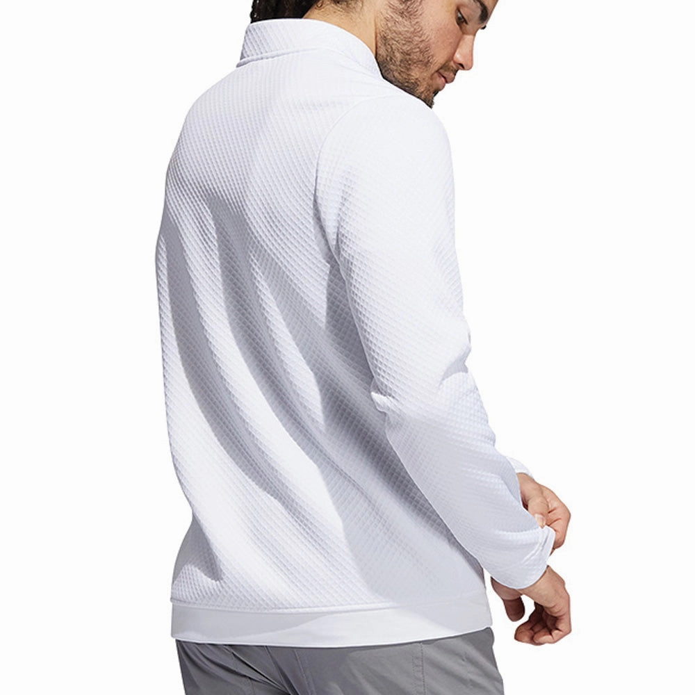 adidas DWR 1/4 Zip Pullover - White Classic Minimal Casual Comfort