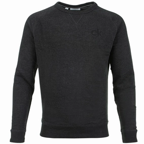 Casual Basics Calvin Klein Columbia Crew Neck Sweater - Charcoal Marl