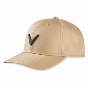 Outdoor Adventure Protection From Sun Callaway Metal Icon Adjustable Cap - Khaki