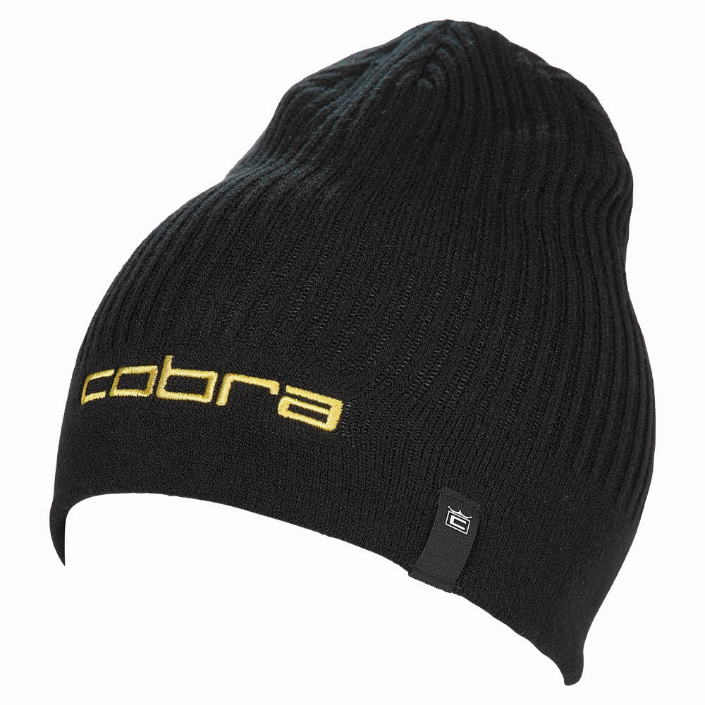 Statement style Basic Style Cobra Reversible Logo Beanie - Black