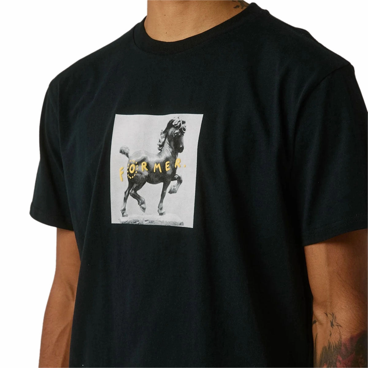 Soft and Relaxed Former Daring T-Shirt - Black