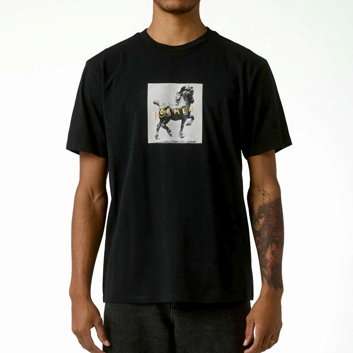 Recycled Material Former Daring T-Shirt - Black