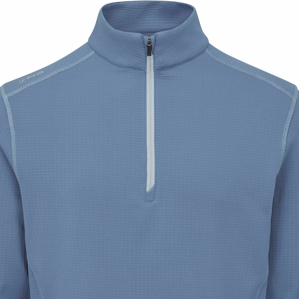 Lounge Comfort Ping Edwin 1/2 Zip Pullover - Coronet Blue