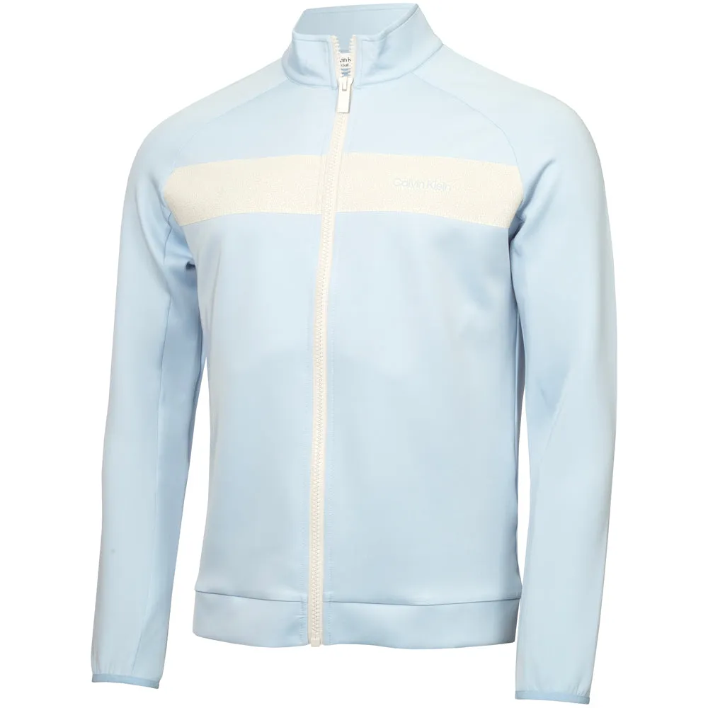 Stylish Layer Snag Proof Surface Calvin Klein Parkbury Full Zip Jacket - Blue