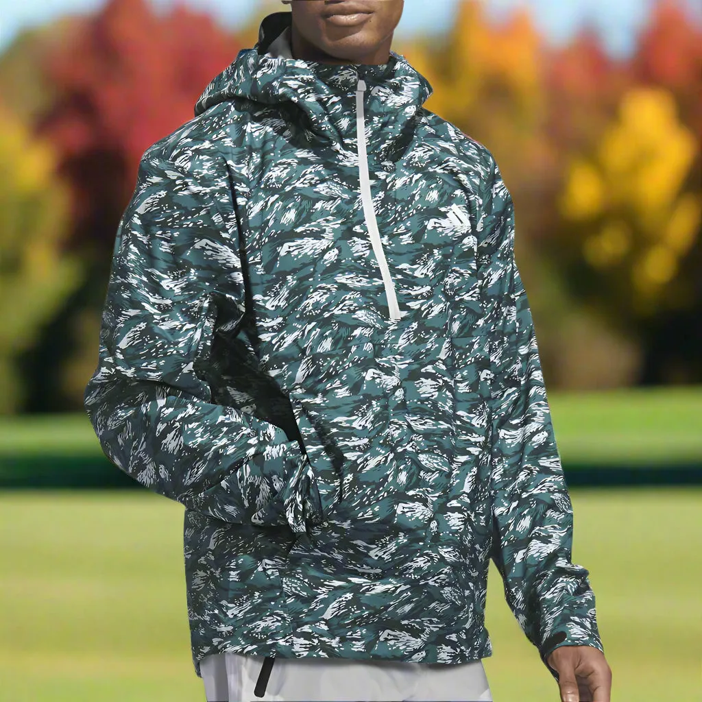 Travel Wardrobe adidas Ultimate365 Tour CLIMAPROOF  Parka Waterproof Jacket - Preloved Teal