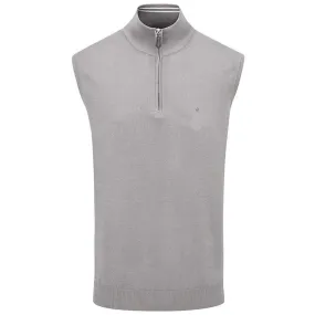 Oscar Jacobson Bob Pin Sleeveless Sweater - Light Grey Favorite Thermal regulation