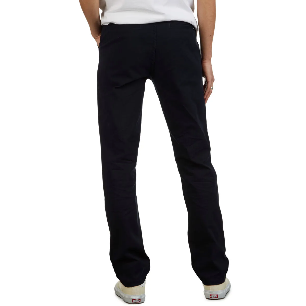 CCS Slim Stretch Chino Pants - Navy Curved Waistline