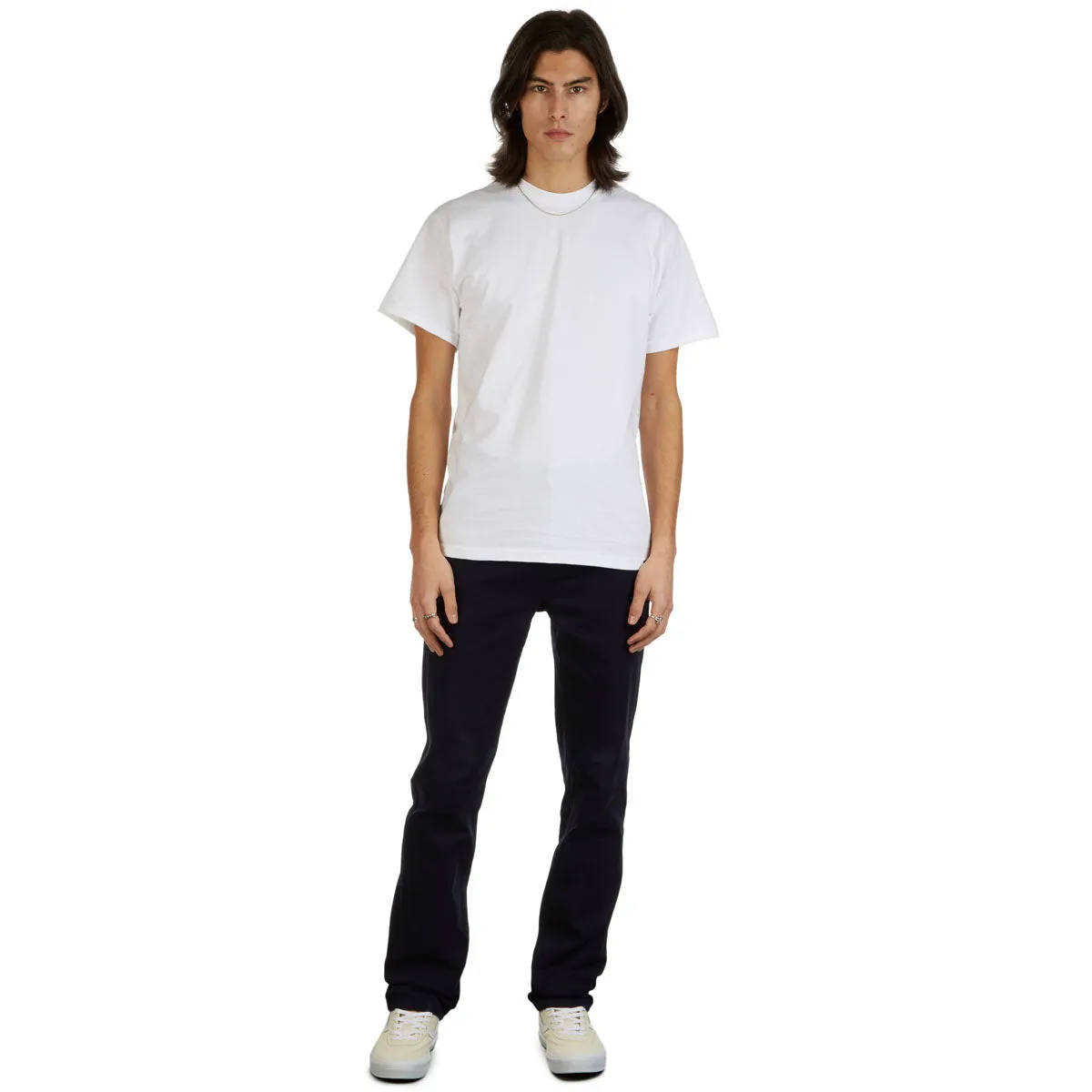 Fashion Staple Wrinkle Resistant CCS Slim Stretch Chino Pants - Navy