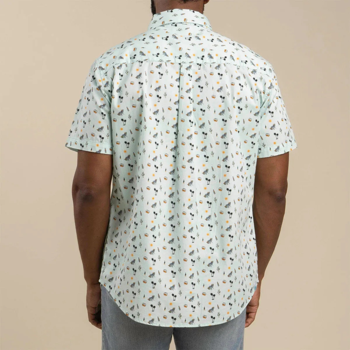 Sendero City Slicker Shirt - Blue Oasis Two Tone Stitching Clean Edge Trim
