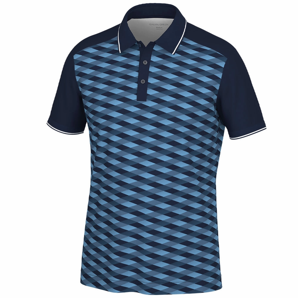 Effortless Wear Galvin Green Marlon Polo Shirt - Navy/Moonlight Blue