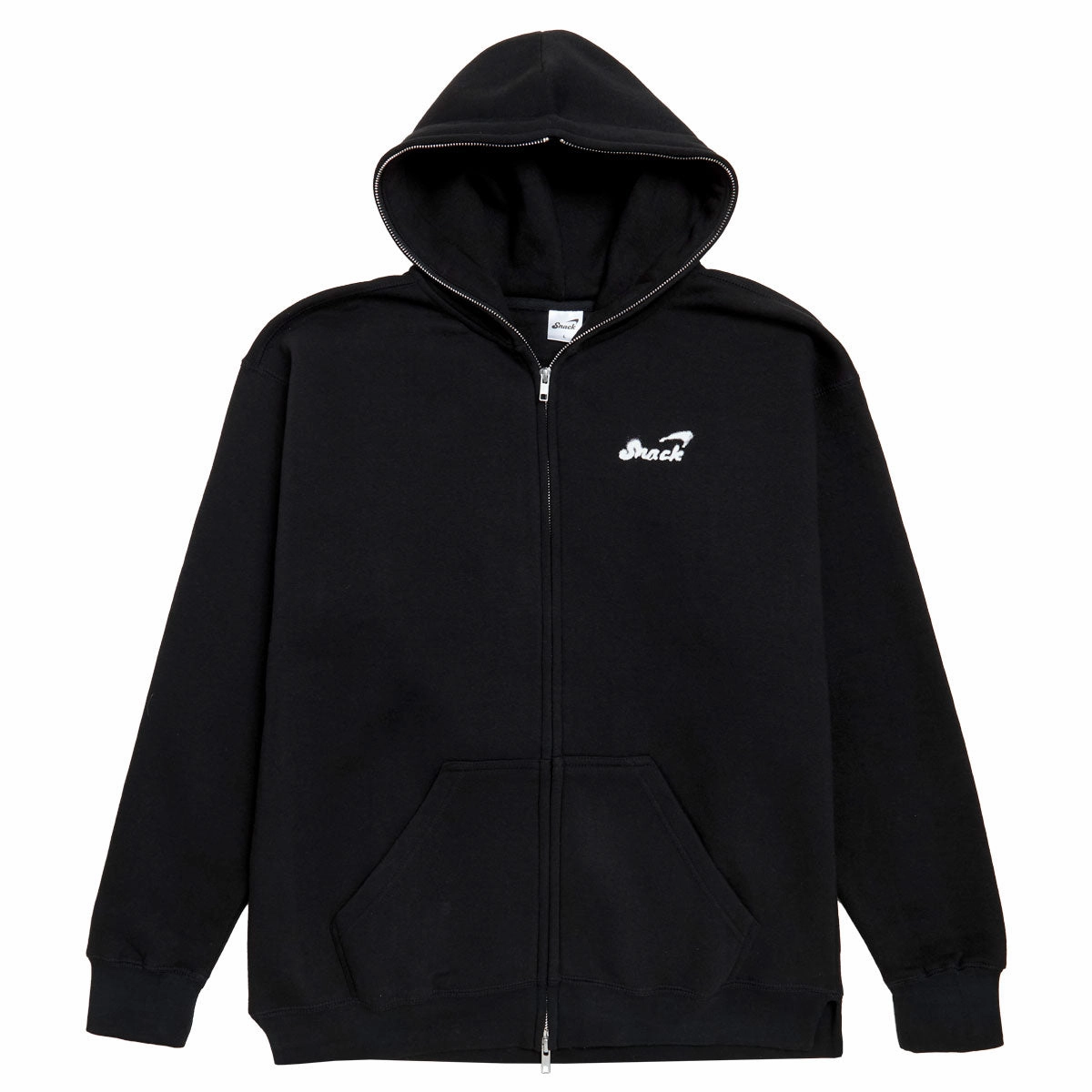 Lifestyle Apparel Snack Chrome Face Zip Up Hoodie - Black