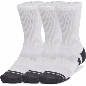 Under Armour Performance Tech Crew Socks (3 Pairs) - White social intelligence intelligence
