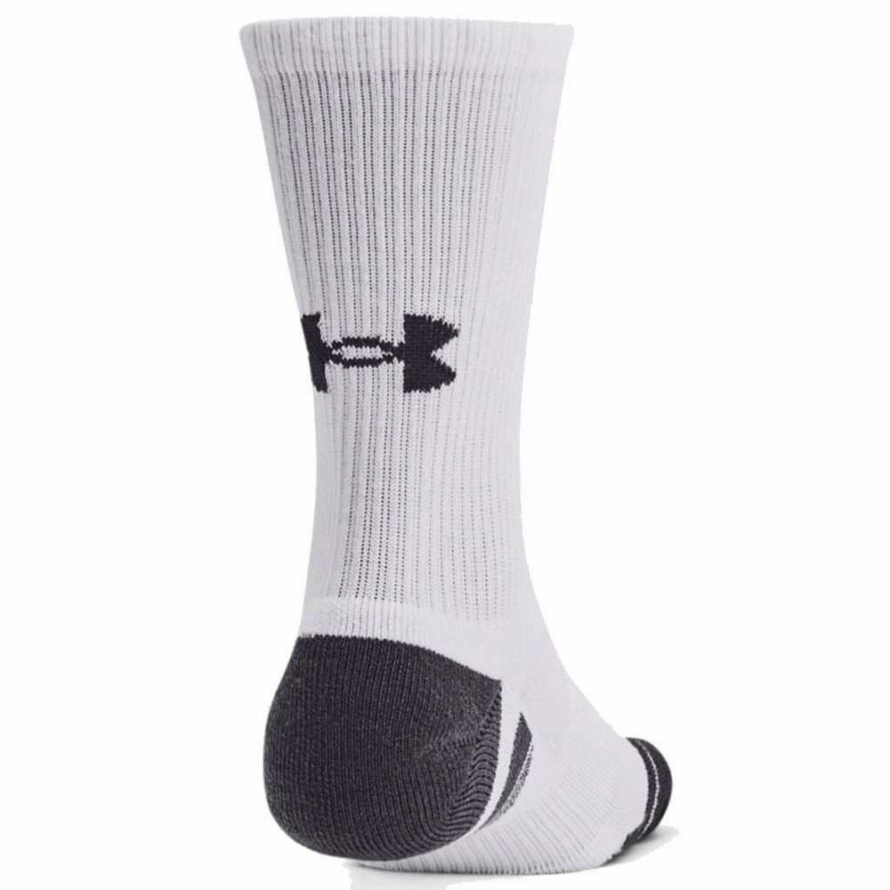 Fluff Under Armour Performance Tech Crew Socks (3 Pairs) - White