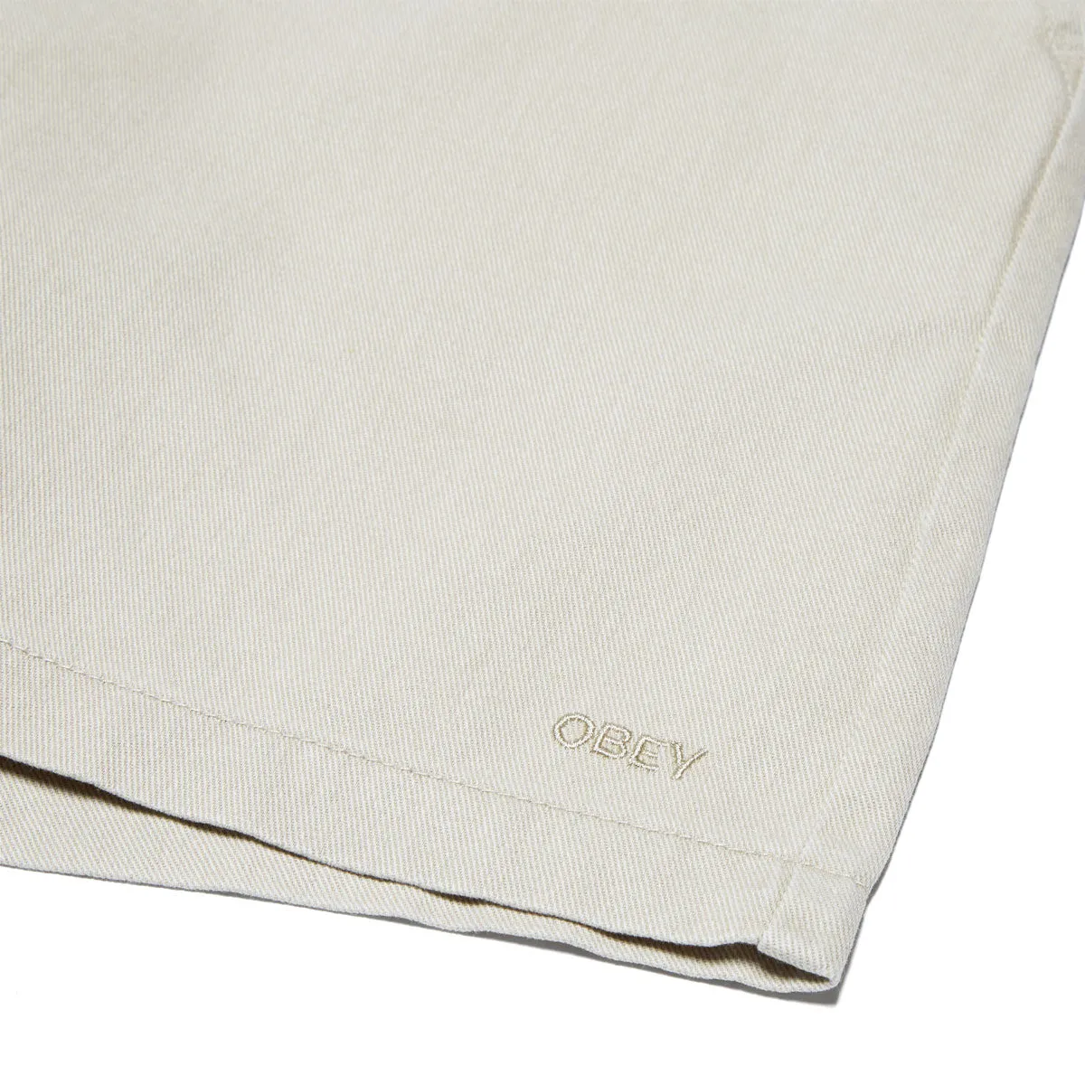 Obey Daily Shorts - Silver Grey Sporty Look