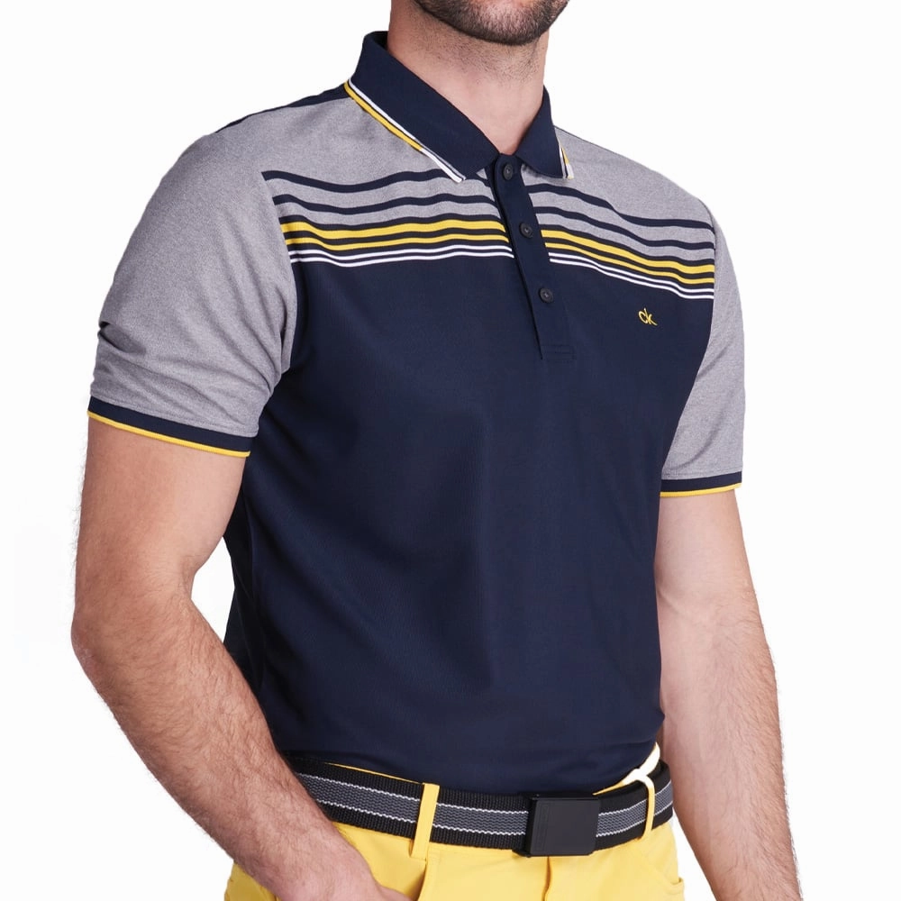 Comfort Fit Calvin Klein Nelson Polo Shirt - Navy