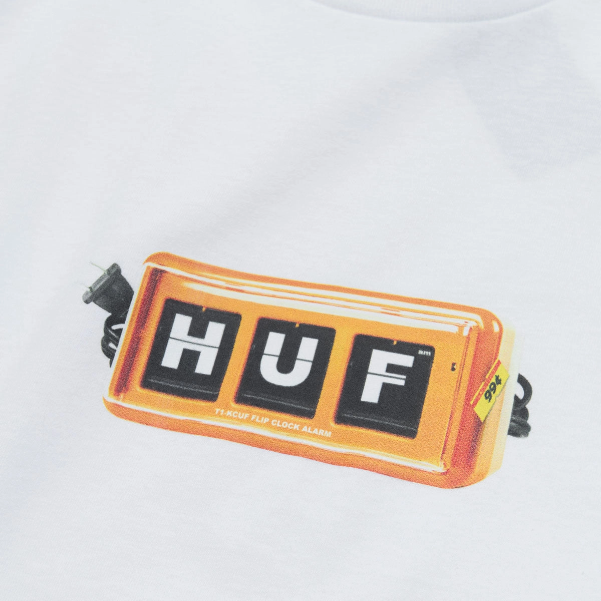 HUF Countdown T-Shirt - White Workout Street Trend