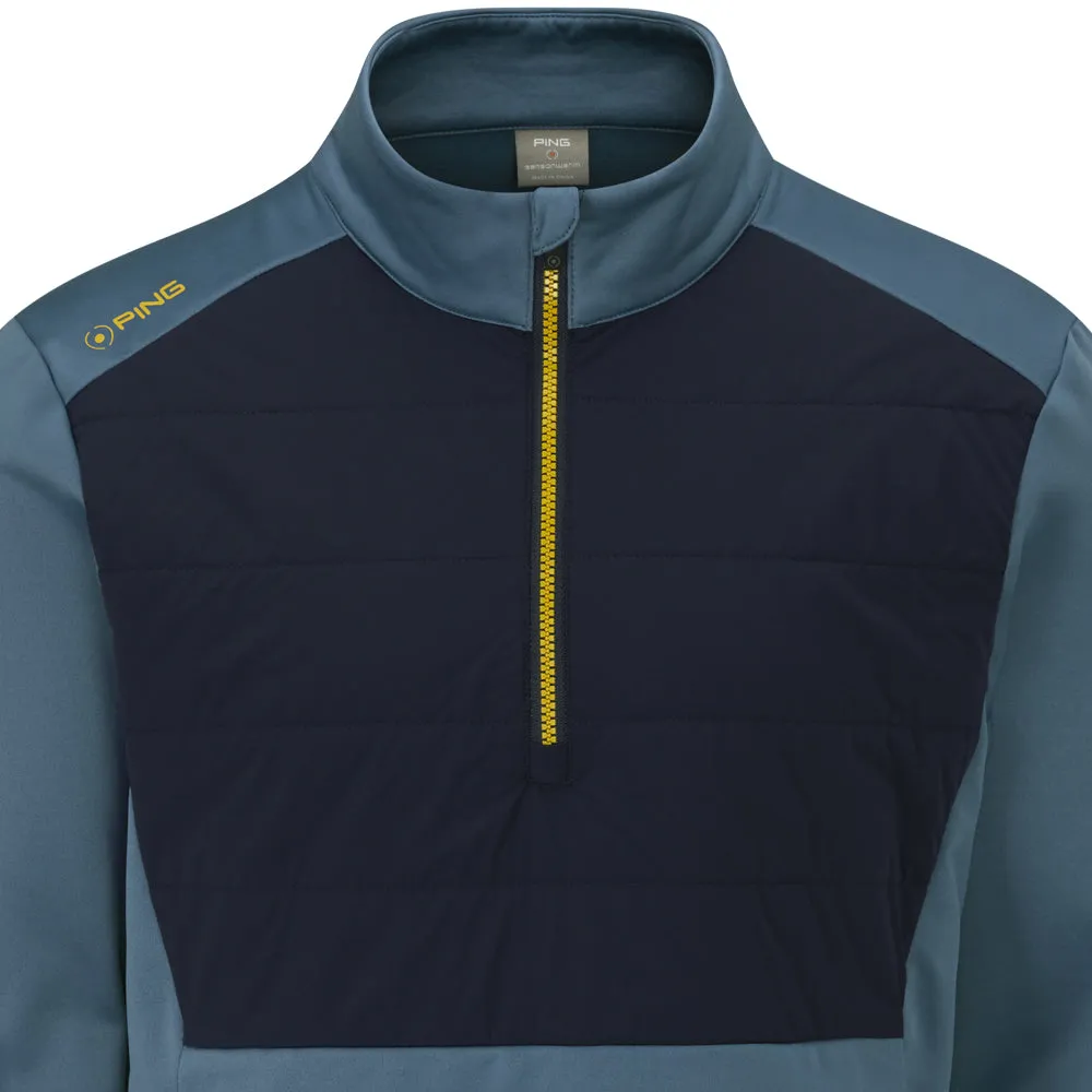 Ping Astbury Jacket - Blue Fusion/Navy Non Iron Fabric Tech