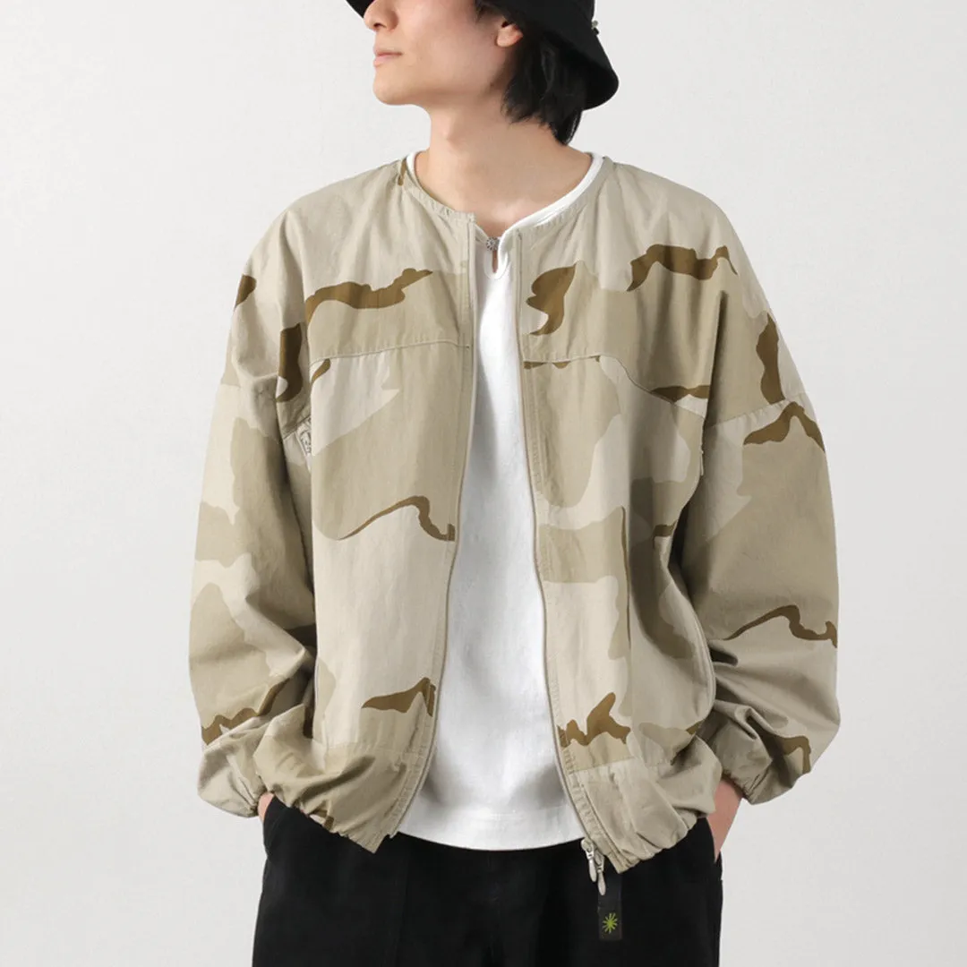 KELEN / Wide square jacket Vegan Leather Accents