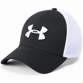 Under Armour TB Classic Mesh Golf Cap - Black/White Sleek Charm