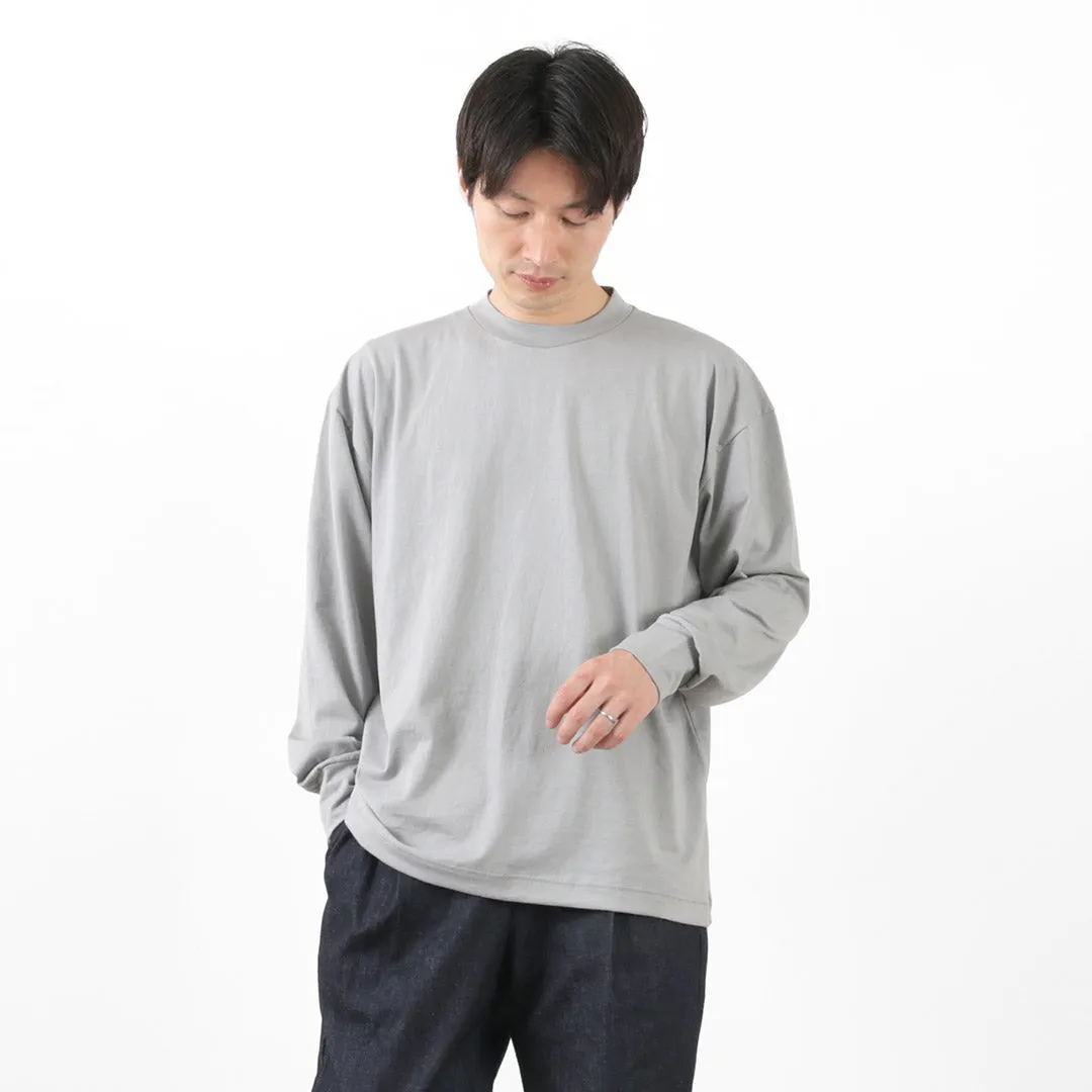 GICIPI / BACCALA Crew Neck Relaxed Fit Long Sleeve T-Shirt Cool Comfort