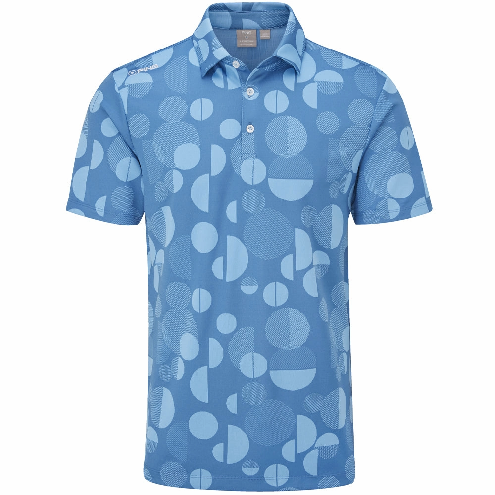 Ping Jay SensorCool Polo Shirt - Danube Yarn Dyed Stripes Chic Cut