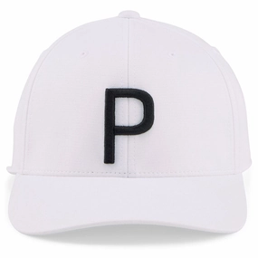 Timeless Detail Puma P Cap - White Glow/Puma Black