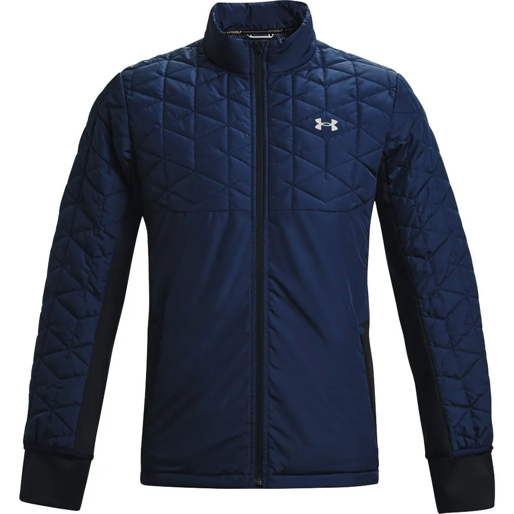 Under Armour ColdGear Reactor Hybrid Jacket - Navy Odor Resistant Coating