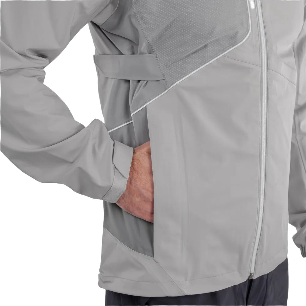 Compression Fit Design LightPadding Galvin Green Ames Waterproof DRYVR Jacket - Cool Grey/Sharkskin