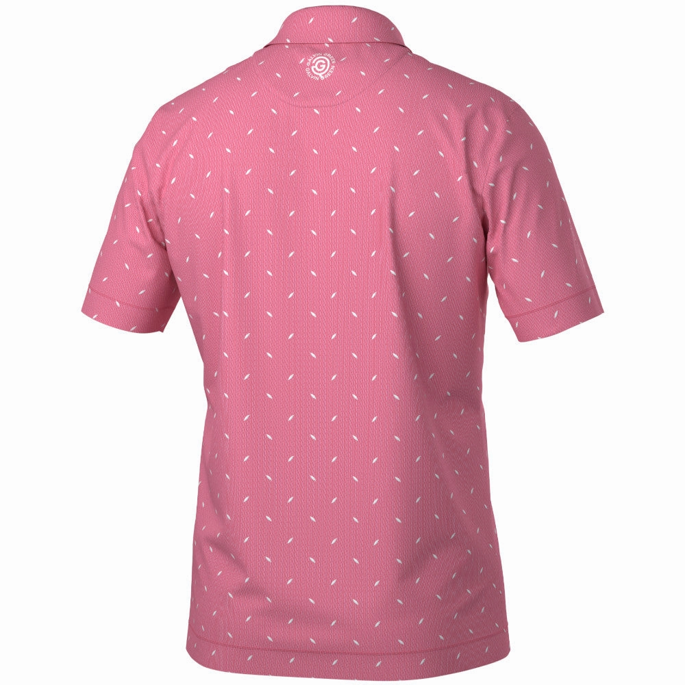 Galvin Green Miklos Polo Shirt - Camelia Rose Standard Body Fit Outdoor Trend Look