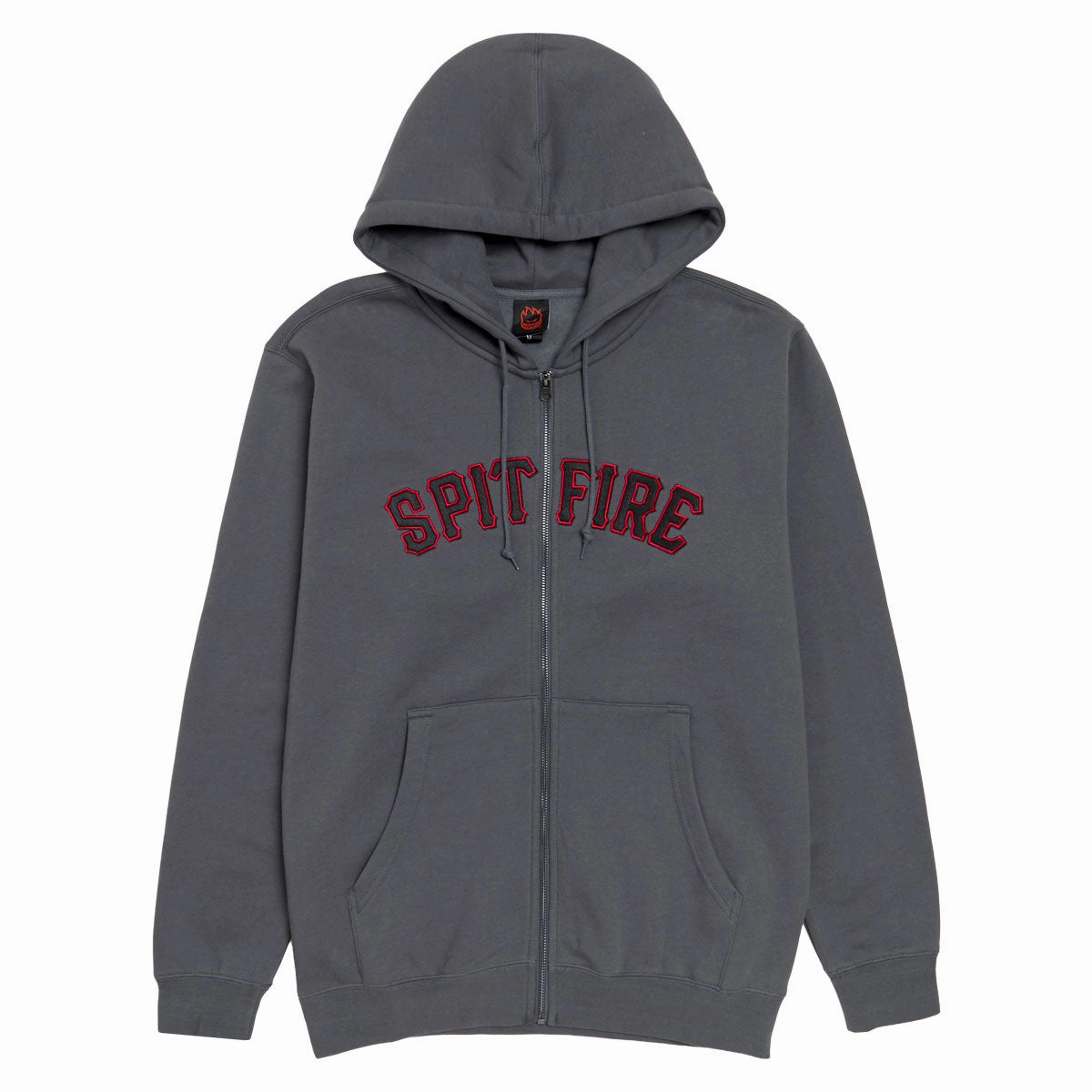 Spitfire Spitball Zip Up Hoodie - Charcoal Trendy Outfit