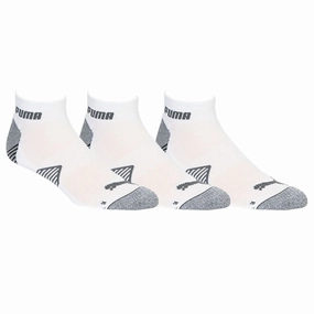studded Ballgown Puma Essential 1/4 Cut Socks (3 Pack) - Bright White