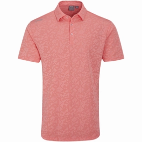 Soft Fabric Ping Geo-Camo Polo Shirt - Desert Flower