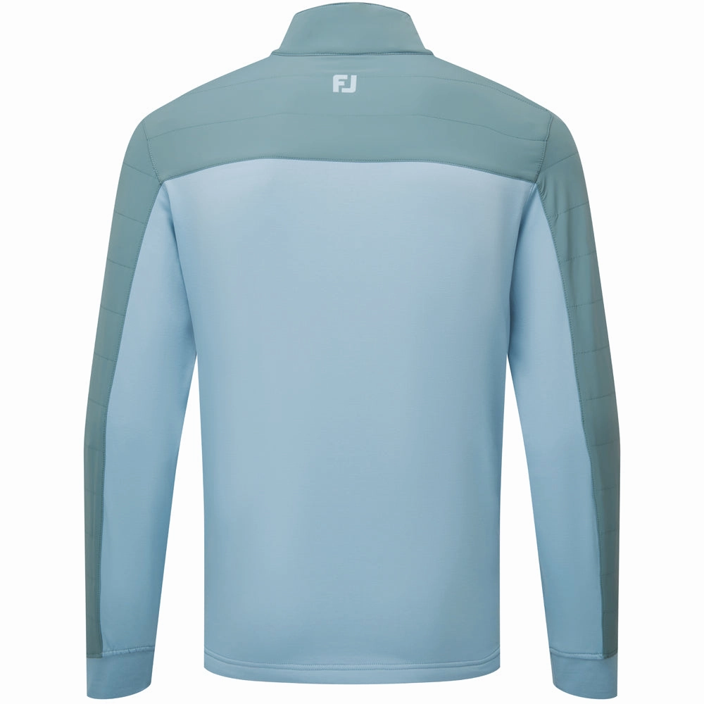 Fashion Top FootJoy Thermoseries Hybrid Midlayer - Green/Grey