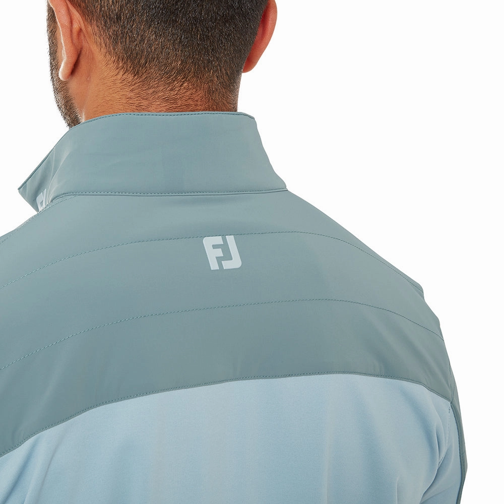 FootJoy Thermoseries Hybrid Midlayer - Green/Grey Sports Wear Soft Wear