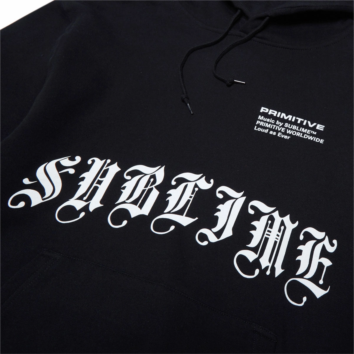 Breathable Cotton tall clothing Primitive x Sublime Memory Hoodie - Black