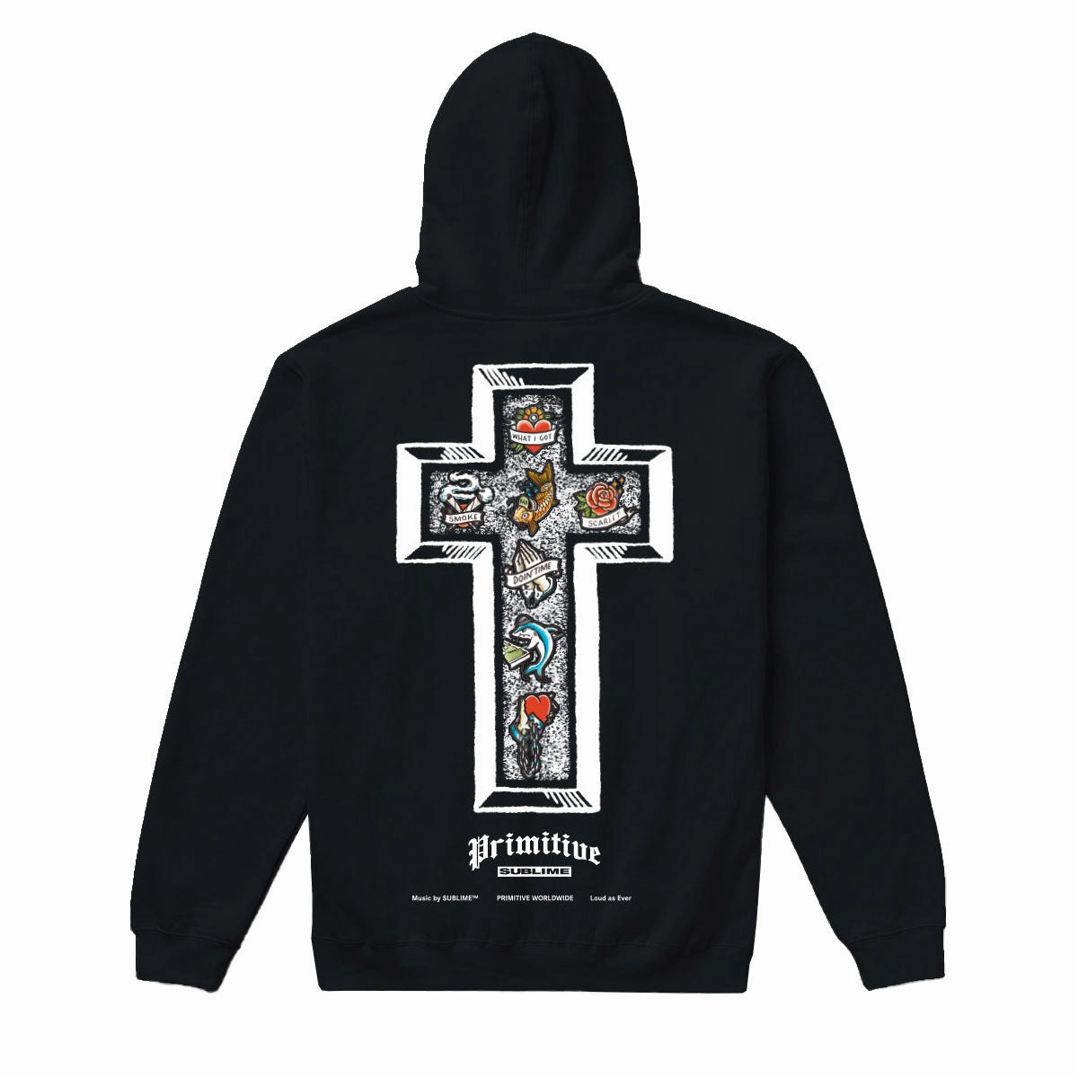 adult preference Primitive x Sublime Memory Hoodie - Black