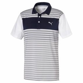 Easy Wear Style Puma Floodlight Polo Shirt - Peacoat