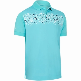 Callaway Cut And Paste Print Polo Shirt - Baltic Prom