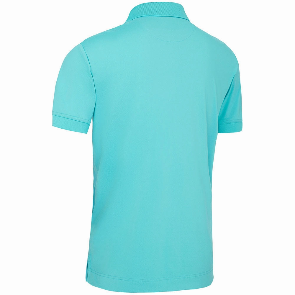 Practical Comfort Callaway Cut And Paste Print Polo Shirt - Baltic