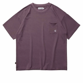 Evisen Stretch Fiber 2.5 T-Shirt - Purple Simple Comfort Look Edgy