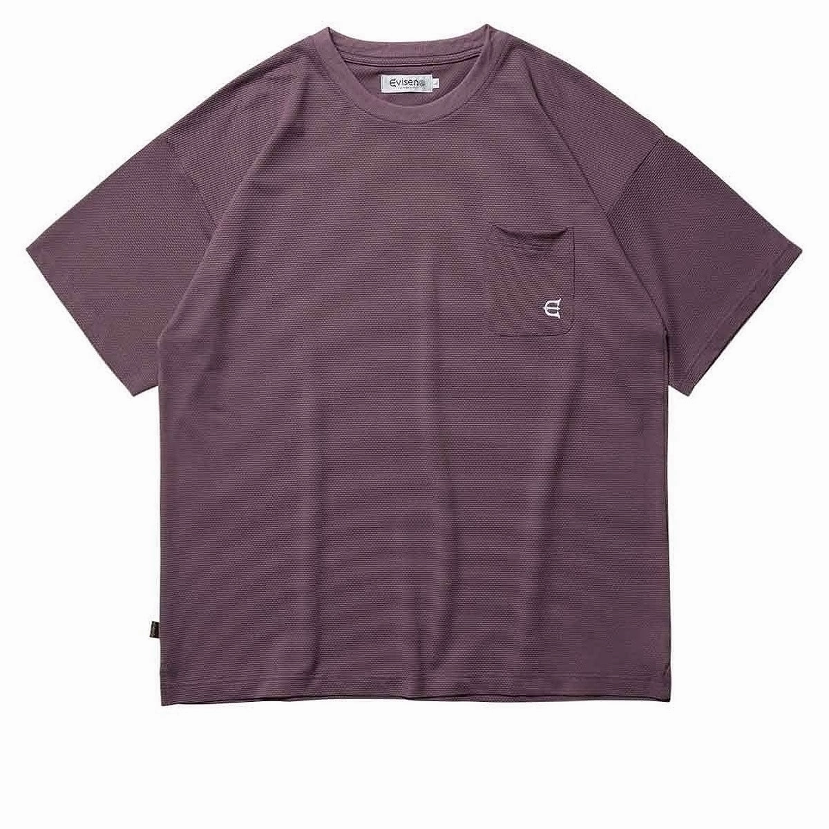 Evisen Stretch Fiber 2.5 T-Shirt - Purple Simple Comfort Look Edgy