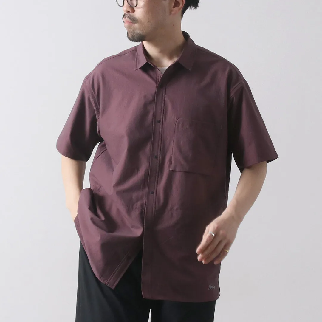 Neutral Shade Backpacking Trip NANGA / Dot Air Comfy Short Sleeve Shirt