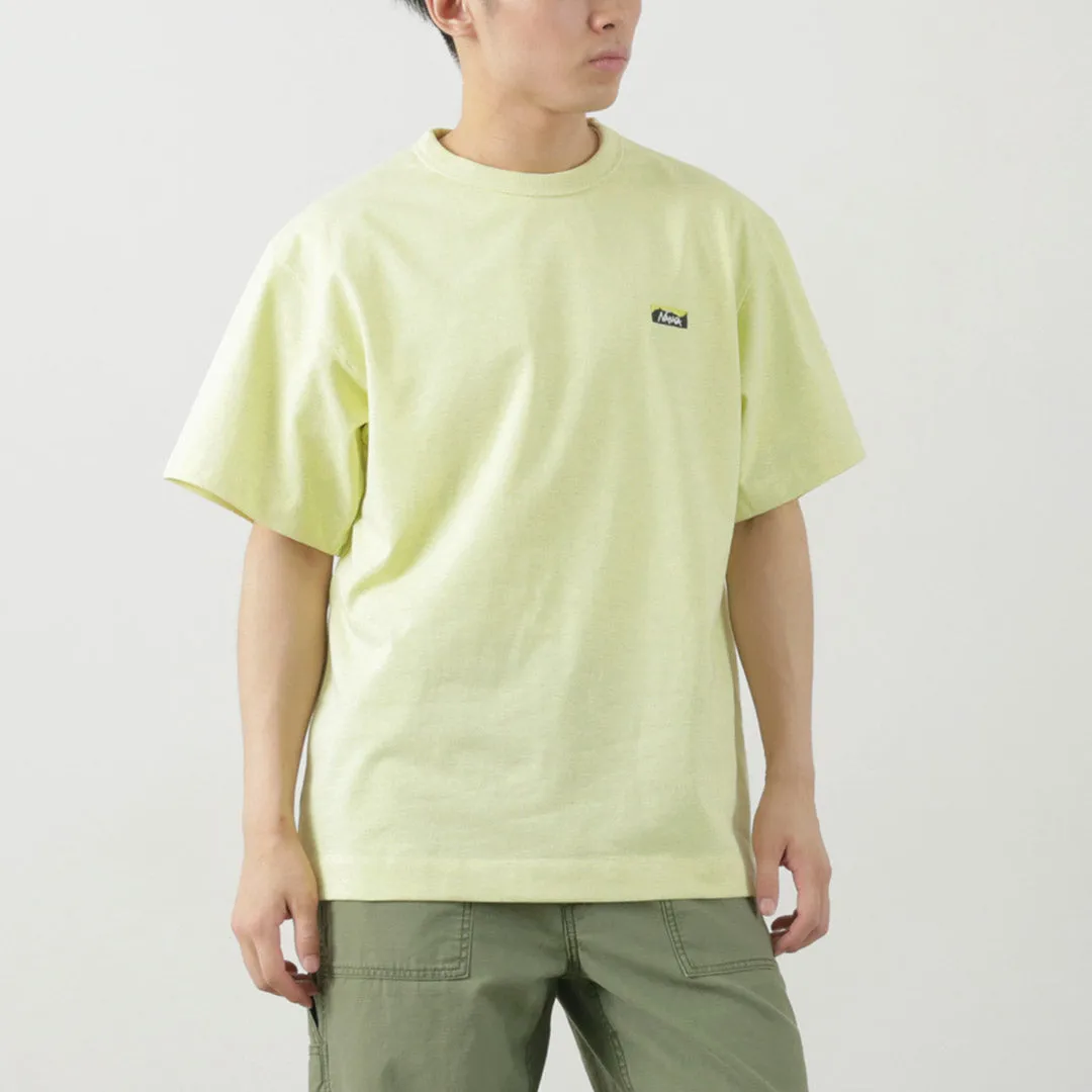 Minimalistic Wear Functional Side Gussets NANGA / Eco Hybrid Box Logo Embroidery T-Shirt